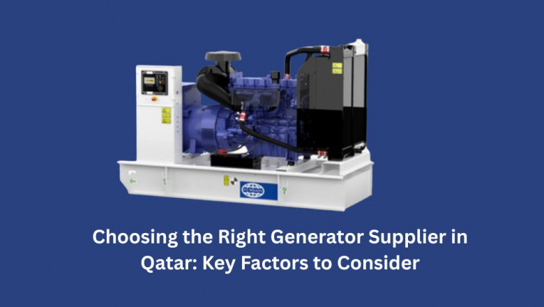 Choosing the Right Generator Supplier in Qatar: Key Factors to Consider