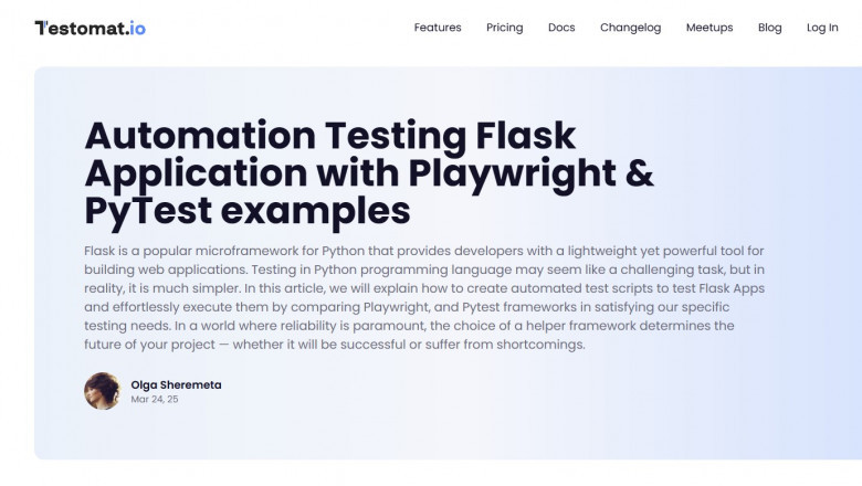 Automated Testing for Flask Applications with Playwright and Pytest: A Comprehensive Guide