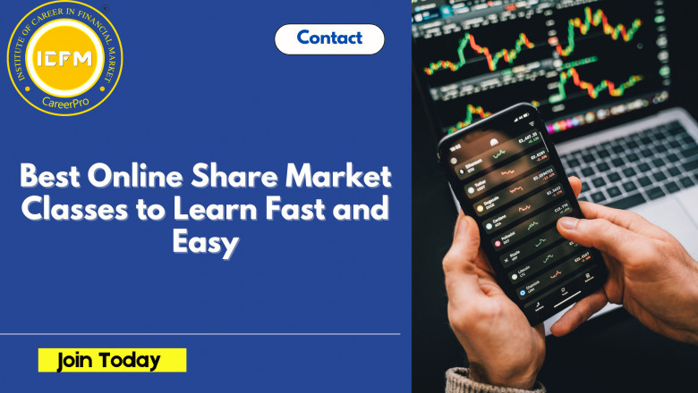 Best Online Share Market Classes to Learn Fast and Easy