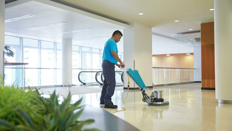 How Do Office Building Cleaners Keep High-Traffic Areas Sanitary?