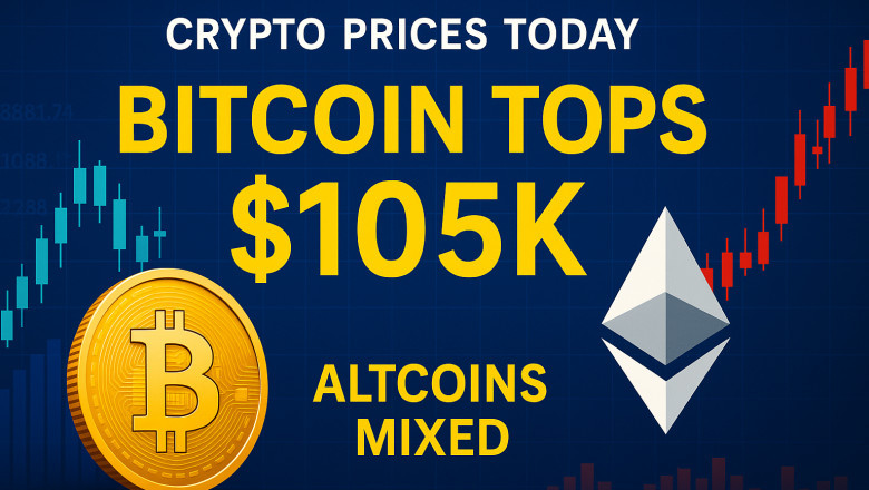 Crypto Prices Today: Bitcoin Tops $105K on US-China Trade Optimism; Altcoins Mixed