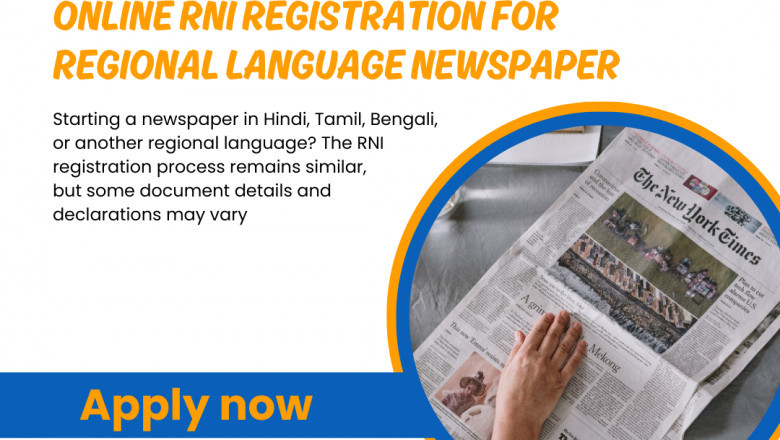 Online RNI Registration for Regional Language Newspapers