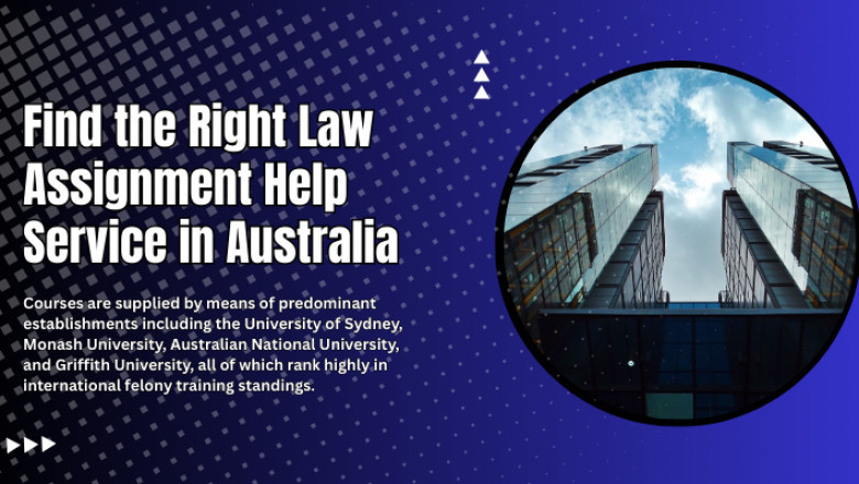 Find the Right Law Assignment Help Service in Australia
