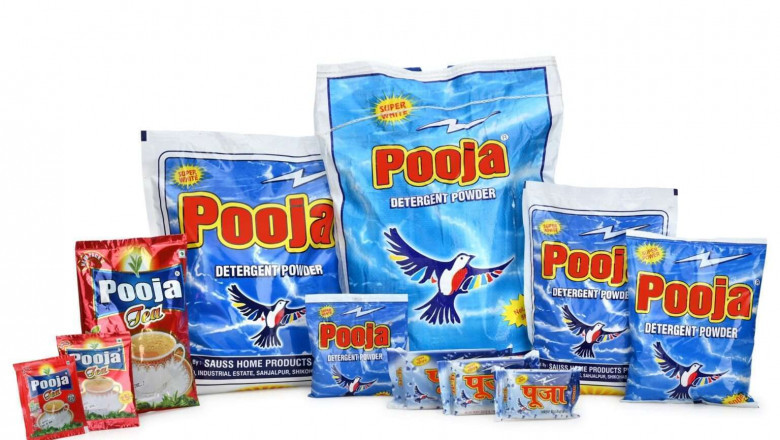 pooja white detergent powder and cake