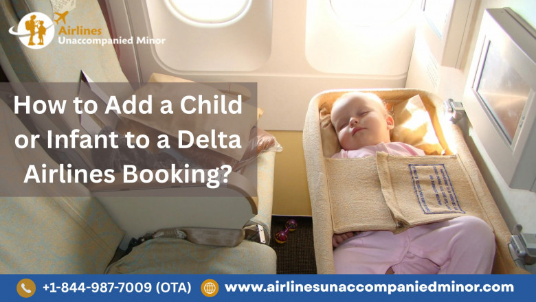 How To Add A Child Or Infant To A Delta Airlines Booking?